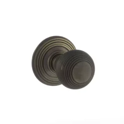 Atlantic Set Old English Urban Bronze Ripon Round Reeded Mortice Knob | OE50RMKUB