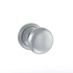 Atlantic Set Old English Satin Chrome Harrogate Mushroom Mortice Knob | OE58MMKSC