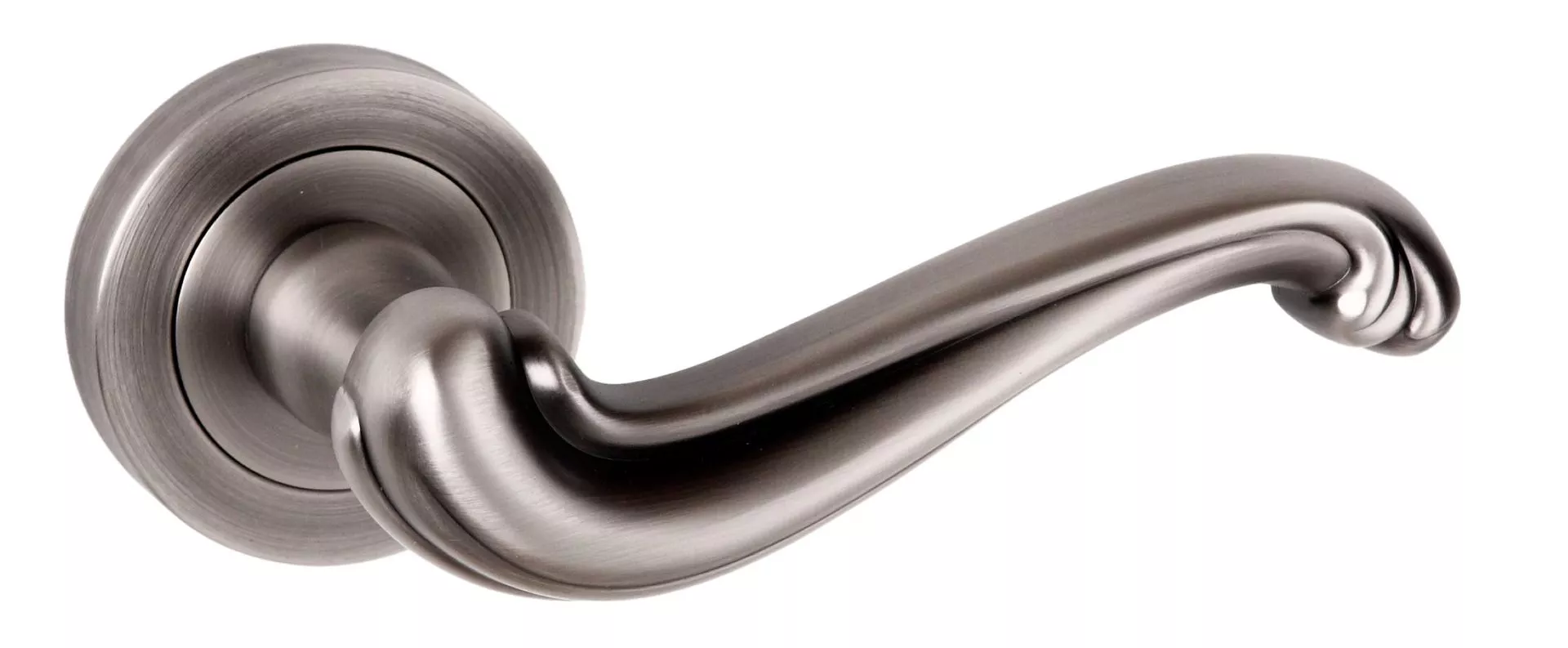 Atlantic Set Matt Gun Metal Old English Colchester Lever On Rose | OE177MBN