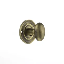 Atlantic Old English Antique Brass WC Snib Turn & Release | OEOWCAB
