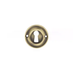 Atlantic Old English Matt Antique Brass Standard Key Escutcheon | OERESCKMAB