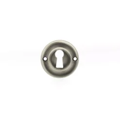 Atlantic Old English Matt Gun Metal Standard Key Escutcheon | OERKEMBN
