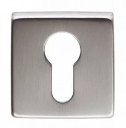 CARLISLE Manital Satin Chrome Euro Escutcheon | QE001SC