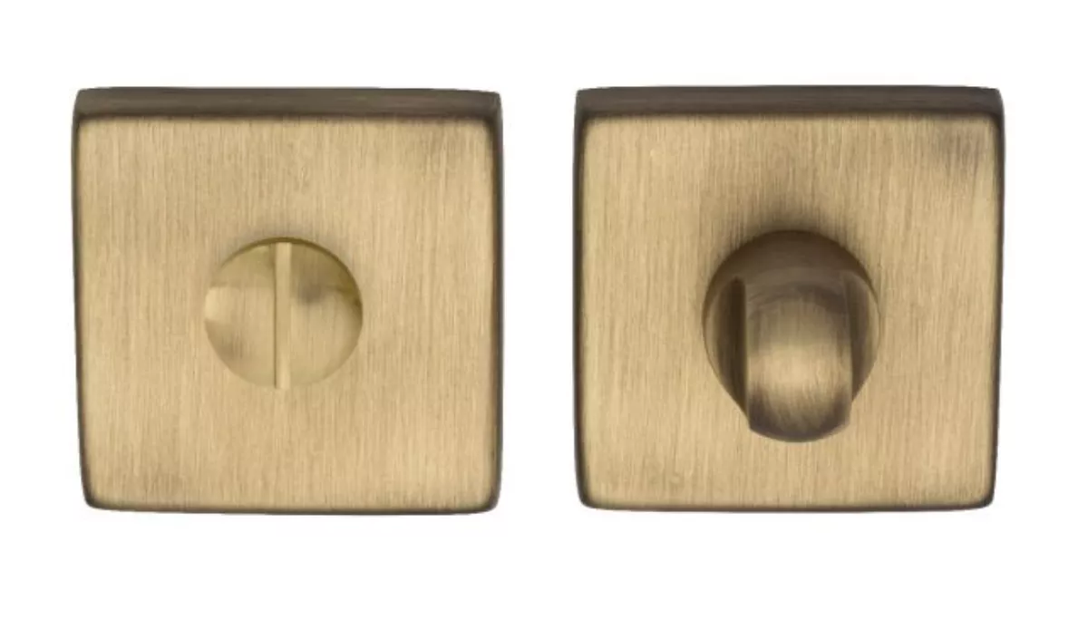 CARLISLE Manital Brushed Bronze Matt Snib Thumbturn & Release On Square Rose | QT004AB