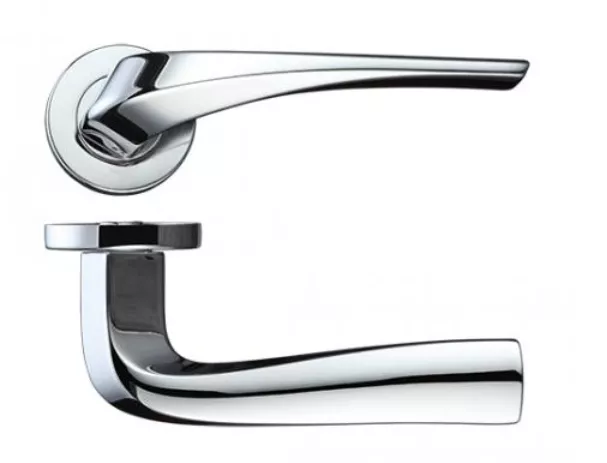 Rosso Maniglie Polished Chrome Aries Lever Furniture | RM060CP