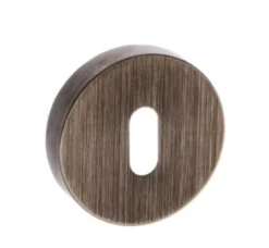 Atlantic Forme FMRKUB Urban Bronze Round Minimal Key Escutcheon