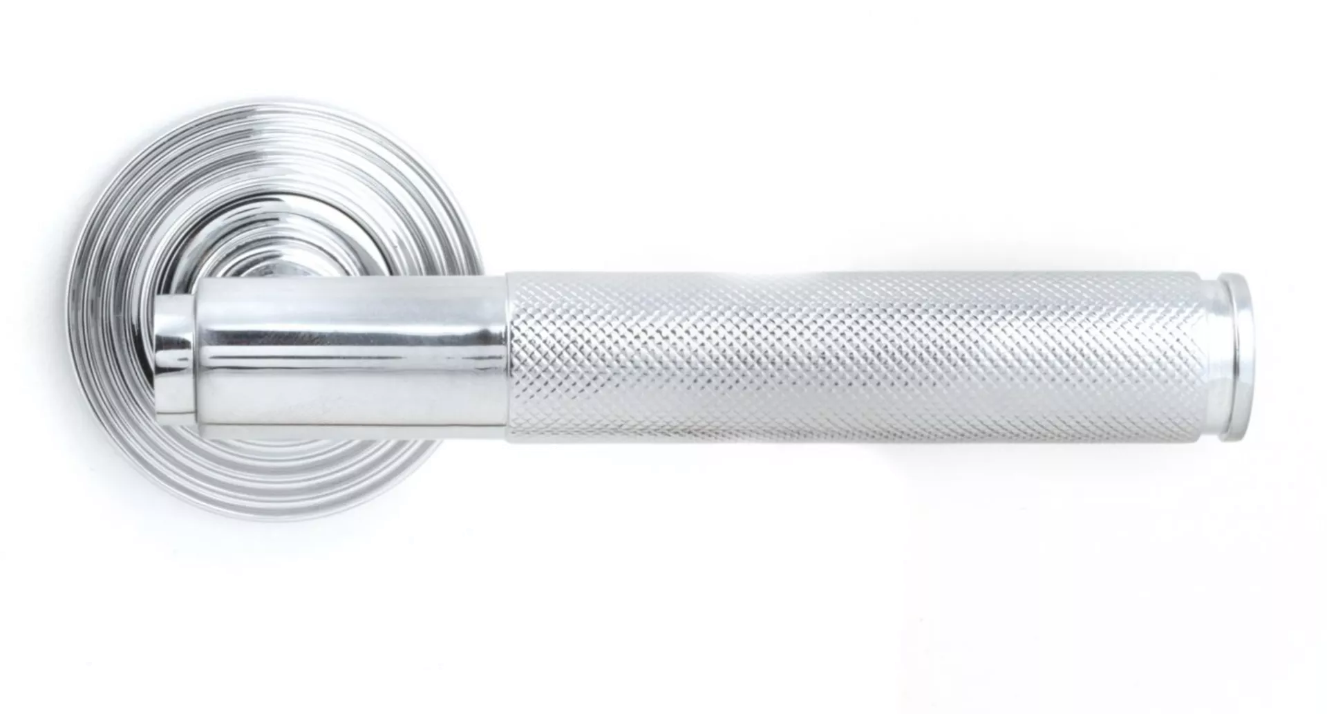 Polished Chrome Brompton Knurled Sprung Lever On BeehiveĀ rose | 45665 - Image 2