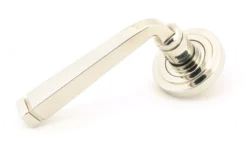 Set From The Anvil Polished Nickel Avon Lever On Art Deco rose | 45620