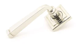 Set From The Anvil Polished Nickel Avon Lever On Square rose | 45622