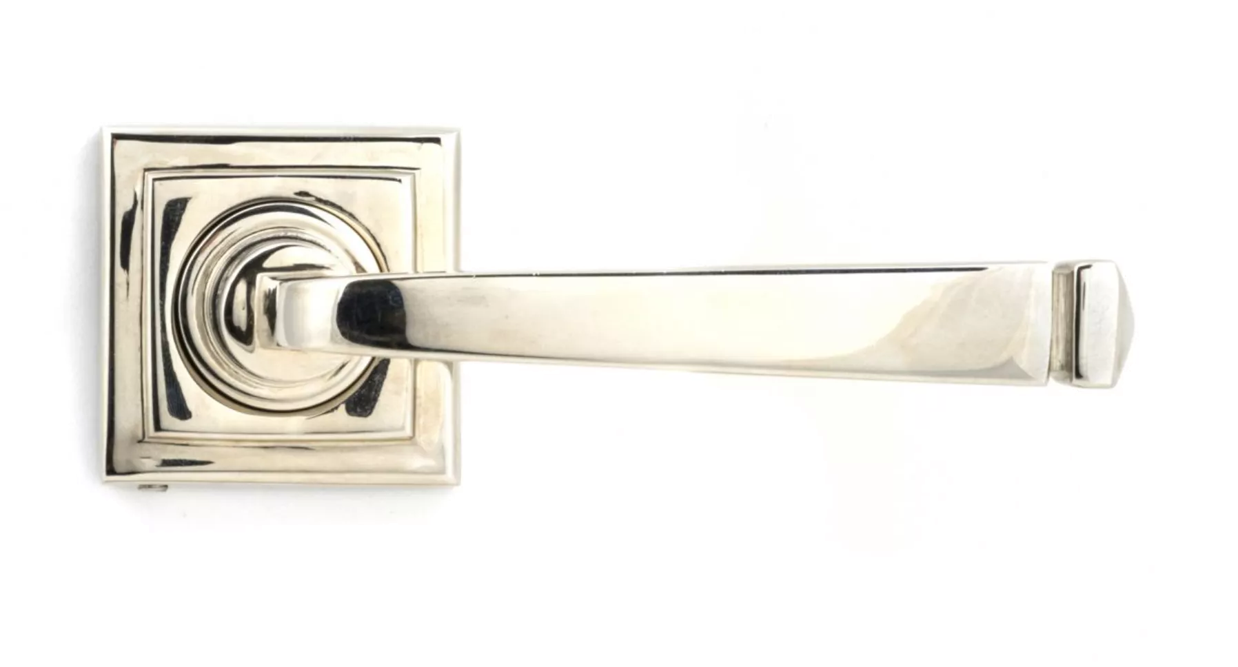Set From The Anvil Polished Nickel Avon Lever On Square rose | 45622 - Image 2