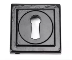 From The Anvil Black Standard Square Rose Escutcheon | 45698