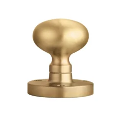 CARLISLE Set Manital Satin Brass Victorian Mushroom Mortice Knob | M35SB