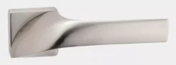 Set Satin Nickel Lena Lever On Square Rose | LN010SQSN