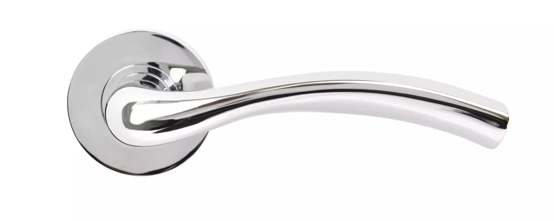 Jigtech Polished Chrome Solar Lever On Rose | JTF1000