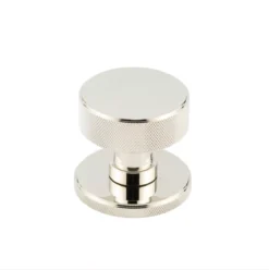 Set Westbourne Polished Nickel Mortice Knob | BUR102PN