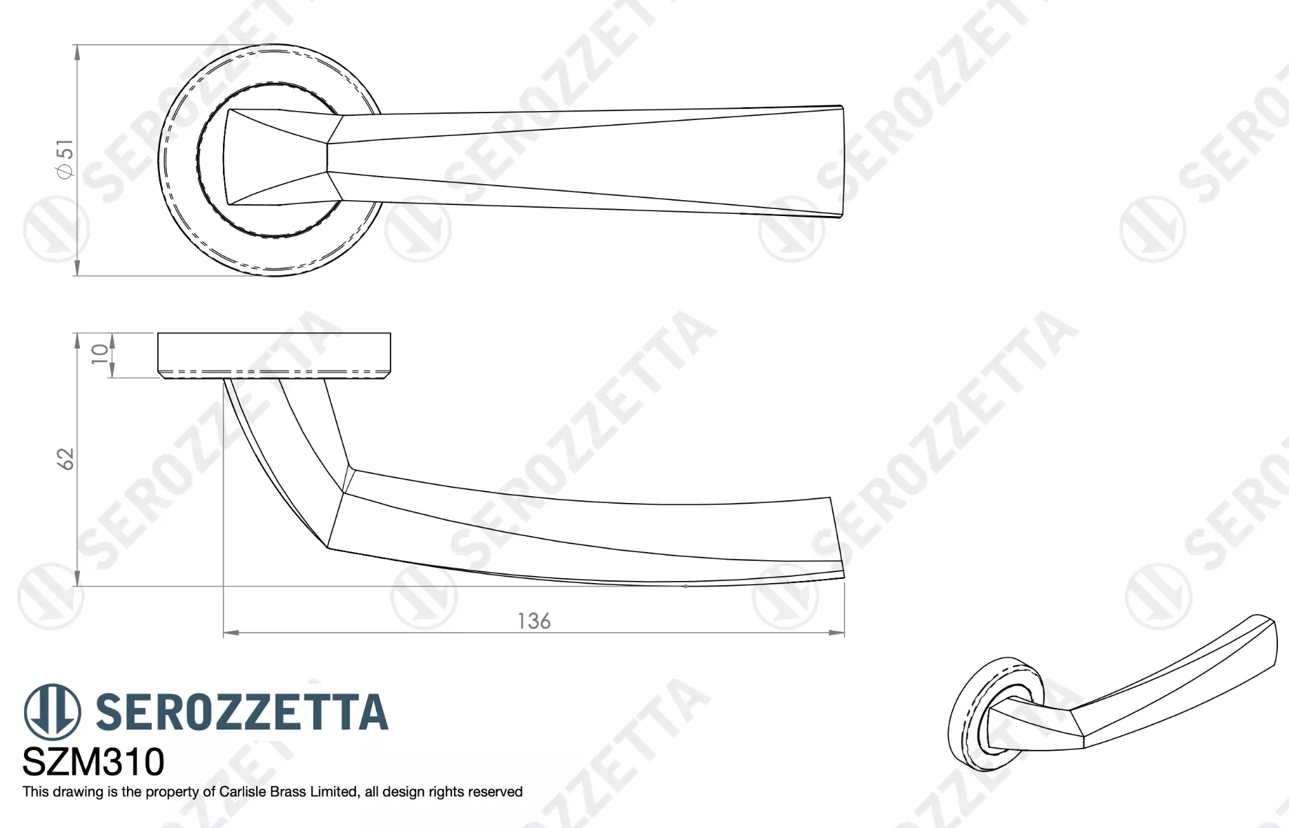 Set Carlisle Brass Antique Brass Serozzetta Scopo Lever On Round Rose | SZM310AB - Image 2
