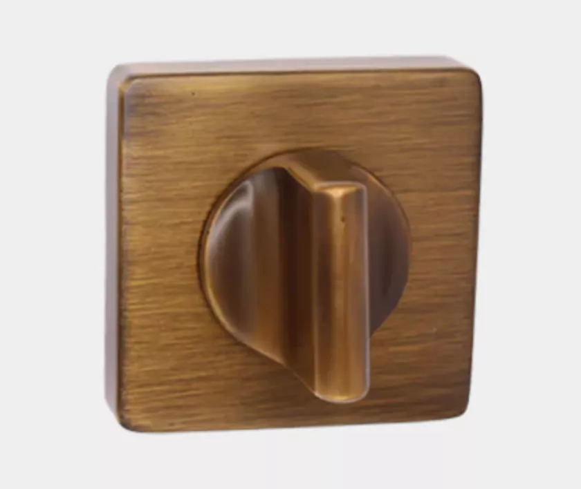Set Orno Matt Antique Bronze Square Snib Turn & Release | SYS004SQMAB - Image 2