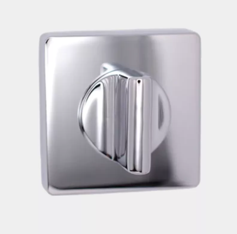 Set Orno Polished Chrome Square Snib Turn & Release | SYS004SQCP - Image 2