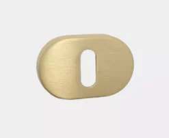 Pair Orno Satin Brass Standard Escutcheon Oval | SYS002OVSB