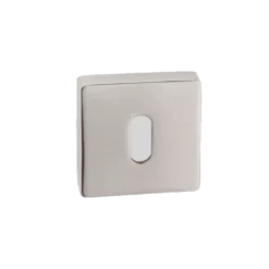 Pair Orno Satin Nickel Square Standard Keyhole Escutcheon | SYS002SQSN