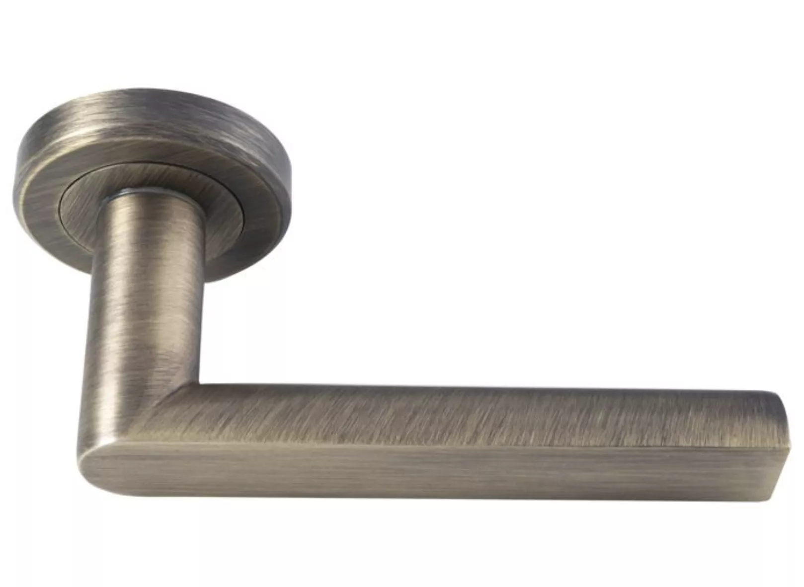 Set Carlisle Antique Brass Serozzetta Edge Lever On Round Rose | SZM210AB - Image 3