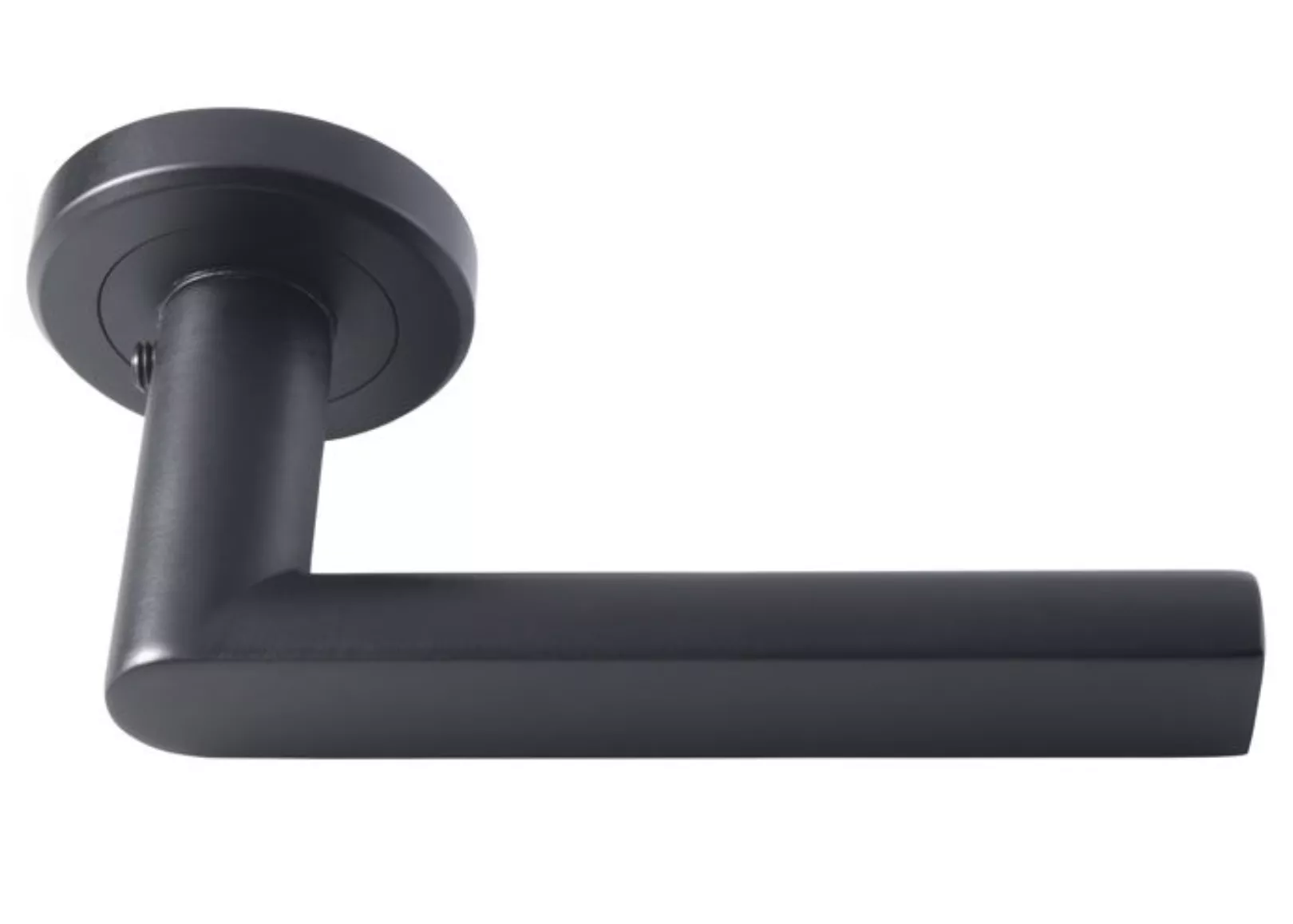 Set Carlisle Brass Matt Black Serozzetta Edge Lever On Round Rose | SZM210MB - Image 3