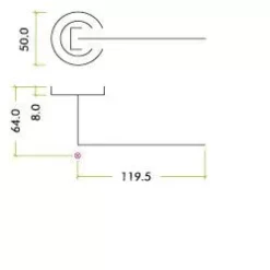 Set Favo Satin Brass Milan Designer Lever On Round Rose | ZPZ030FSB