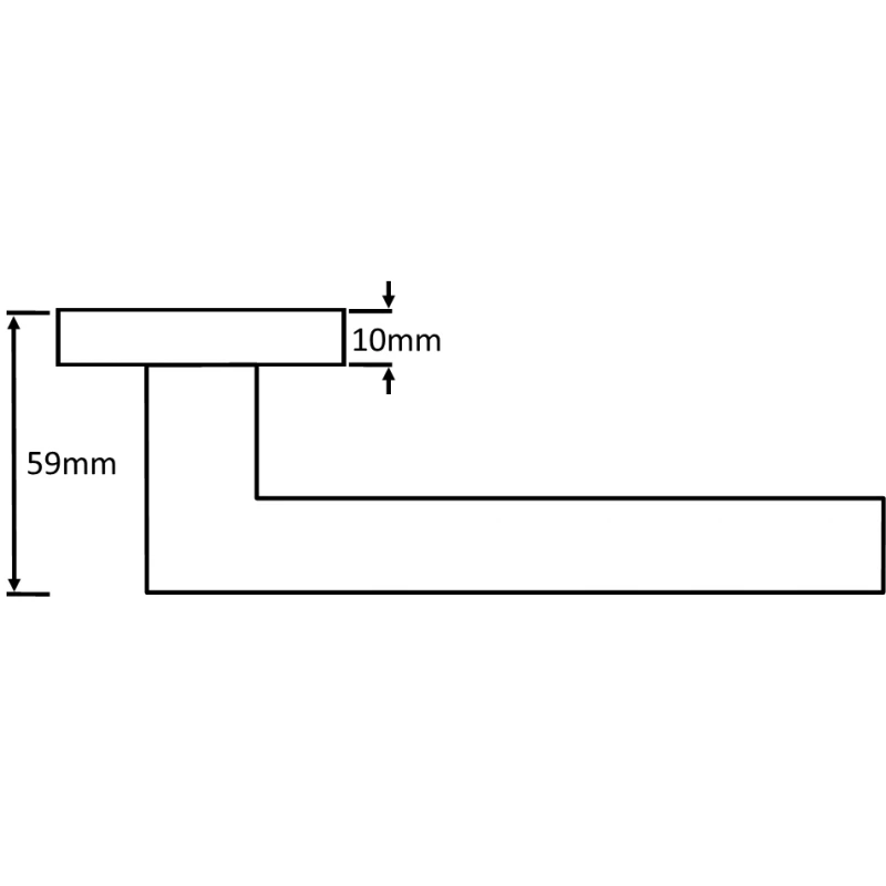 Atlantic Set Weathered Antique Bronze Panetti Lever On Square Rose | SP217WAB - Image 2