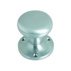 Set Satin Chrome Mushroom Mortice Knob Furniture