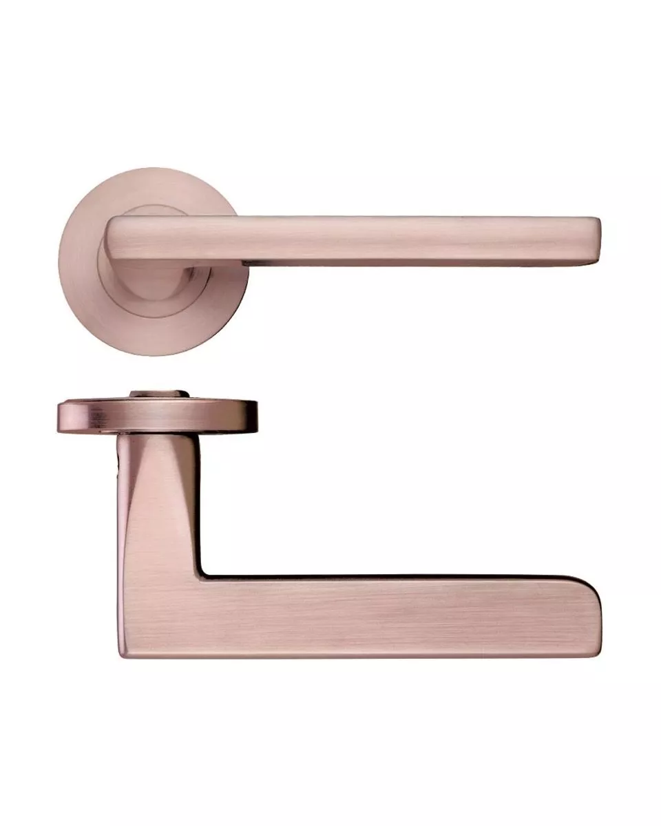 Set Tuscan Rose Gold Venice Designer Lever | ZPZ070TRG - Image 2